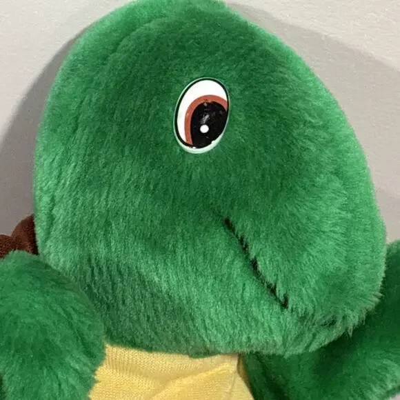 Franklin The Turtle Plush Puppet Doll Stuffed Animal Toy Vintage Hand Puppet 10" - Picture 9 of 10